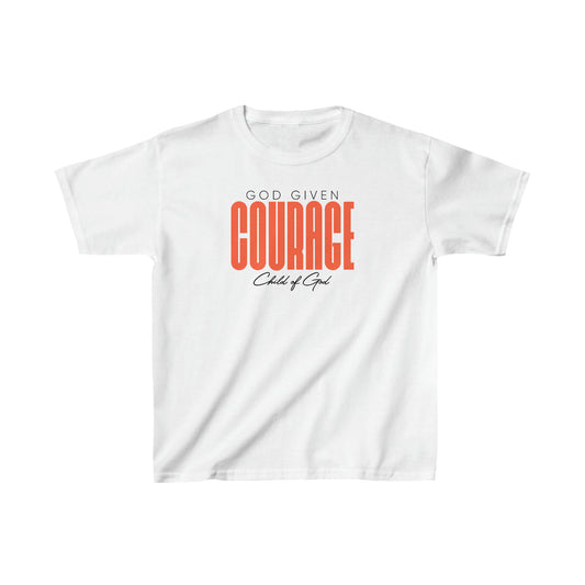 God Given Courage Kids Heavy Cotton™ Tee