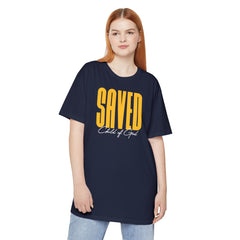 Saved Child of God Unisex Long Body Urban Tee