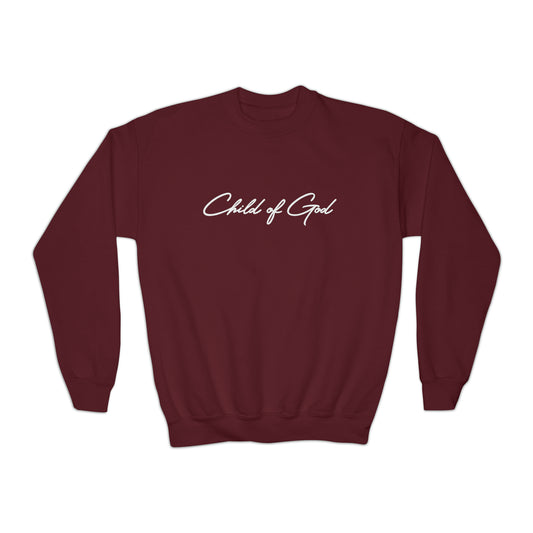 Classic Design Youth Crewneck Sweatshirt - Child of God Project