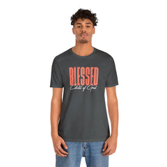 Blessed Child of God Men's Jersey Short Sleeve Tee