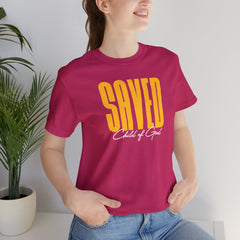 Saved Child of God Unisex Jersey Short Sleeve Tee