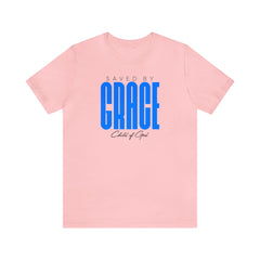 Saved By Grace Unisex Jersey Short Sleeve Tee