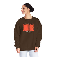 God Given Courage Unisex NuBlend® Crewneck Sweatshirt
