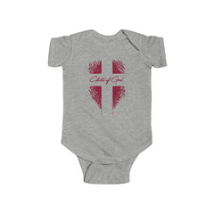Shield and Cross Infant Fine Jersey Bodysuit