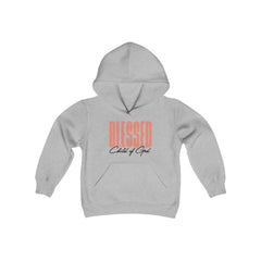 Blessed Child of God Youth Heavy Blend Hooded Sweatshirt