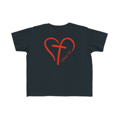 Heart and Cross Toddler's Fine Jersey Tee