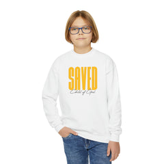 Saved Child of God Youth Crewneck Sweatshirt