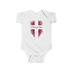 Shield and Cross Infant Fine Jersey Bodysuit