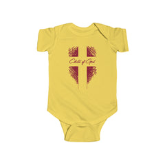 Shield and Cross Infant Fine Jersey Bodysuit