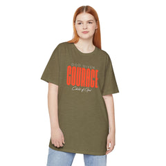 God Given Courage Unisex Long Body Urban Tee