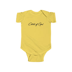 Classic Design Infant Fine Jersey Bodysuit - Child of God Project