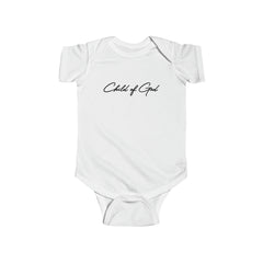 Classic Design Infant Fine Jersey Bodysuit - Child of God Project