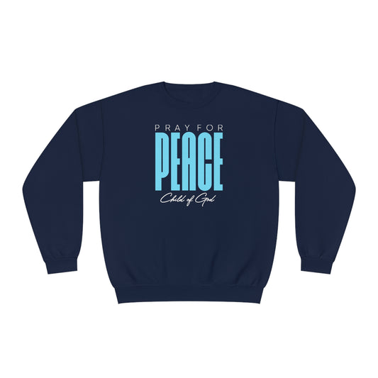 Pray for Peace Men's NuBlend® Crewneck Sweatshirt