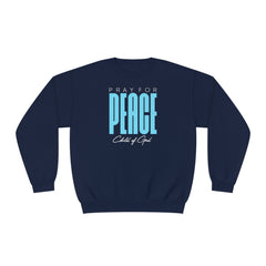 Pray for Peace Men's NuBlend® Crewneck Sweatshirt