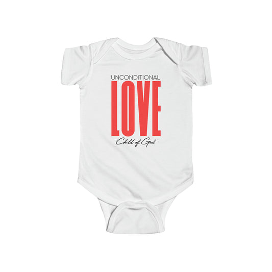 Unconditional Love Infant Fine Jersey Bodysuit
