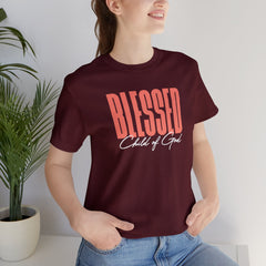 Blessed Child of God Unisex Jersey Short Sleeve Tee