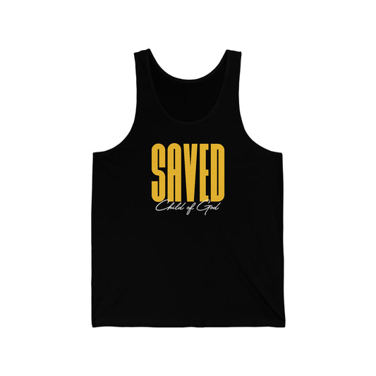 Saved Child of God Men's Jersey Tank
