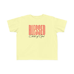 Blessed Child of God Toddler's Fine Jersey Tee