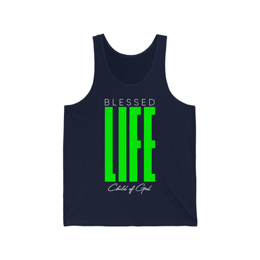 Blessed Life Herren-Jersey-Tanktop