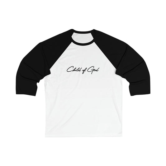Classic Design Unisex 3/4 Sleeve Baseball Tee