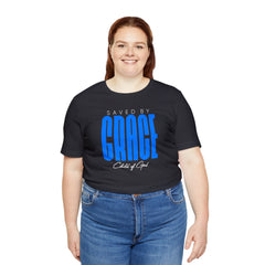 Saved By Grace Unisex Jersey Short Sleeve Tee