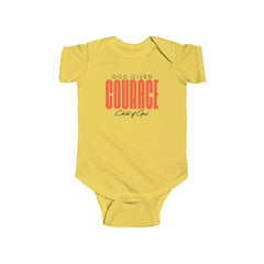 God Given Courage Infant Fine Jersey Bodysuit