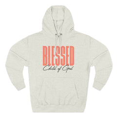 Blessed Child of God Men's Premium Pullover Hoodie