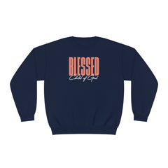 Blessed Child of God Men's NuBlend® Crewneck Sweatshirt