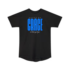 Saved by Grace Men's Long Body Urban Tee
