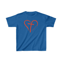 Heart and Cross Kids Heavy Cotton™ Tee