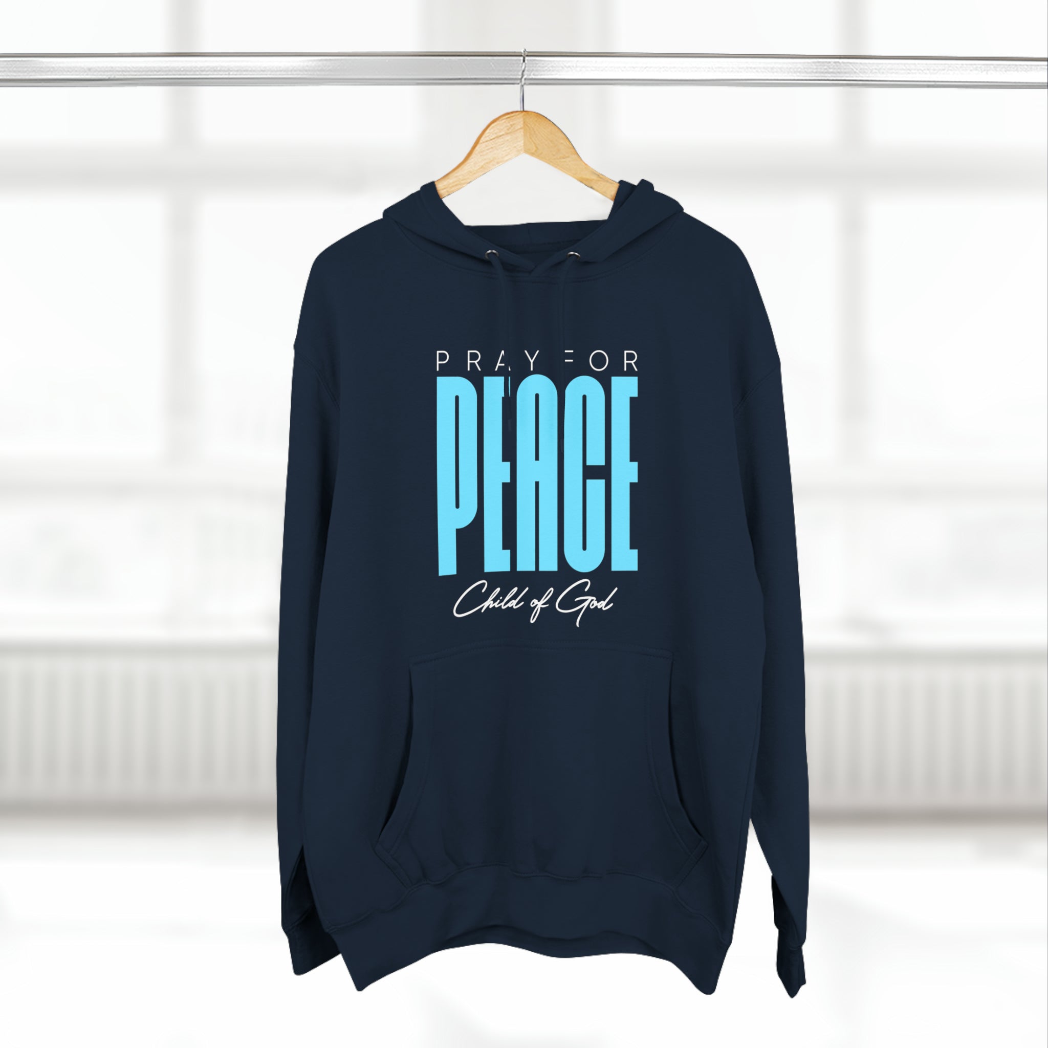 Pray For Peace Unisex Premium Pullover Hoodie - Child of God Project