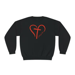 Heart and Cross Men's NuBlend® Crewneck Sweatshirt