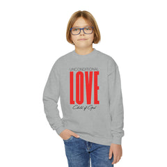 Unconditional Love Youth Crewneck Sweatshirt