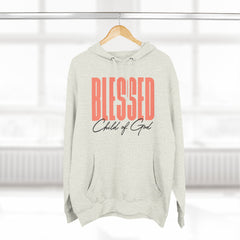 Blessed Child of God Men's Premium Pullover Hoodie