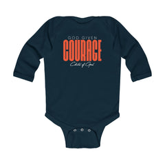 God Given Courage Infant Long Sleeve Bodysuit