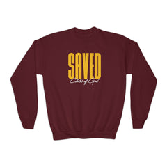 Saved Child of God Youth Crewneck Sweatshirt