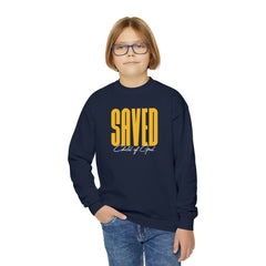 Saved Child of God Youth Crewneck Sweatshirt