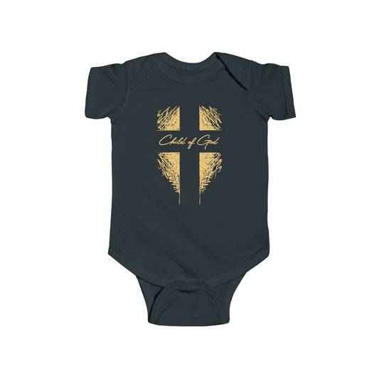 Shield and Cross Infant Fine Jersey Bodysuit
