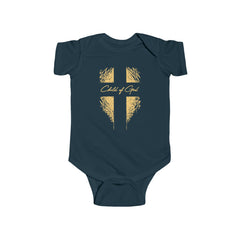 Shield and Cross Infant Fine Jersey Bodysuit