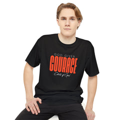 God Given Courage Men's Long Body Urban Tee