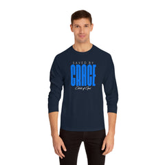 Saved by Grace Men's Long Sleeve T-Shirt