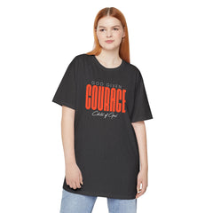 God Given Courage Unisex Long Body Urban Tee
