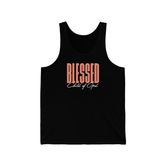 Blessed Child of God Women's Jersey Tank