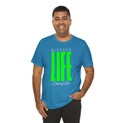 Blessed Life Men's Jersey Short Sleeve Tee