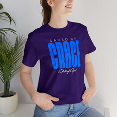 Saved By Grace Unisex Jersey Short Sleeve Tee