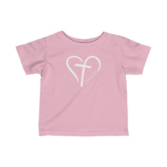 Heart and Cross Infant Fine Jersey Tee