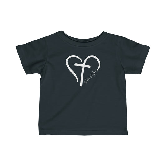 Heart and Cross Infant Fine Jersey Tee