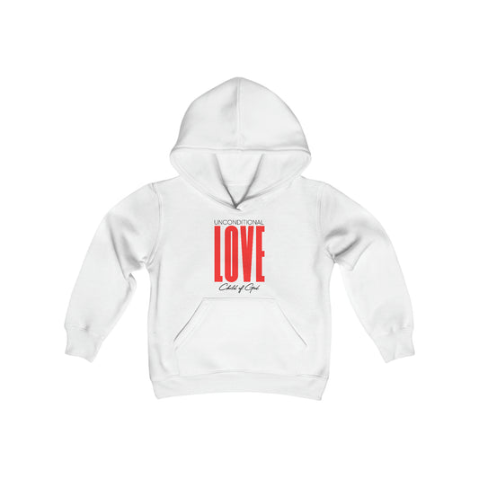 Unconditional Love Youth Heavy Blend Hooded Sweatshirt