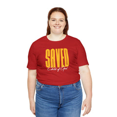 Saved Child of God Unisex Jersey Short Sleeve Tee