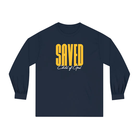 Saved Child of God Men's Long Sleeve T-Shirt